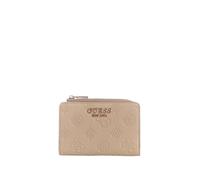 GUESS Phoebe - Custodia per carte da donna con cerniera, logo Simply Taupe, taglia unica