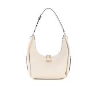 GUESS Phoebe Hobo Shoulder Bag Creme White Logo