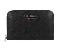 GUESS Phoebe - Portafoglio medio con zip, logo nero, taglia unica, Logo nero., Taglia unica, Phoebe - Portafoglio medio con cerniera