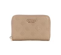 GUESS Phoebe - Portafoglio medio con cerniera intorno, logo Simply Taupe, taglia unica
