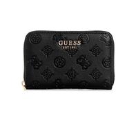 GUESS Phoebe - Portafoglio medio con zip, logo nero, taglia unica, Logo nero., Taglia unica, Phoebe - Portafoglio medio con cerniera