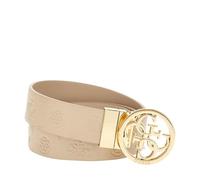 Guess Cintura Phoebe Reversibile 35 mm Taglia 95 Simply Taupe Logo