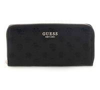 GUESS Phoebe SLG Large Zip Around Wallet L Black Logo