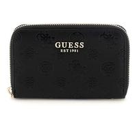 GUESS Phoebe SLG Medium Zip Around Wallet M Black Logo