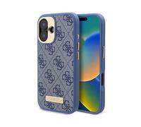 CG Mobile Guess GUHMP16MU4GPRB - Custodia rigida per iPhone 16 Plus 6,7", colore: Blu