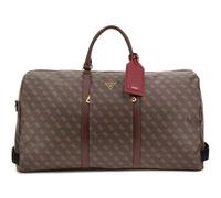 GUESS Pisa Double Zip Weekender Brown/Ochre/Burgundy