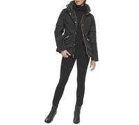 GUESS Women's Midweight Puffer Jacket Giacca per Le Mezze Stagioni, Nero Freddo, X-Large Donna