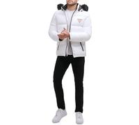 GUESS Warm Rain Resistant Puffer Giacca, Bianco, XX-Large Uomo