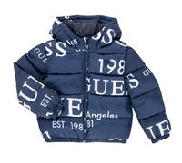 Guess Piumino OVERSIZE HOODED LS PUFFER in Marine 12 ans