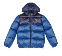 Guess Piumino POLYESTER HOODED LS PUFFER JACKET in Blu 10 ans