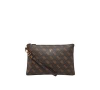 GUESS Pochette Medium Pouch Hull PMHULOP5238 Marrone Scuro Marrone