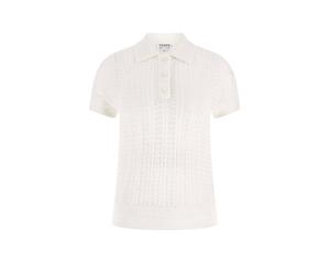 GUESS Polo POINTELLE VIENNA bianco | XS