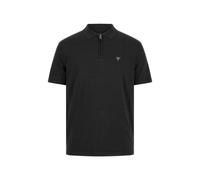 Guess Polo Uomo Mezza Zip Logo Ricamato Manica Corta Cotone Casual Originale