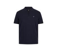Guess Polo Uomo Mezza Zip Logo Ricamato Manica Corta Cotone Casual Originale