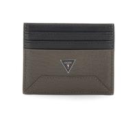 GUESS portacarte Torino Card Holder Dark Brown