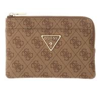 GUESS Laurel Ii Slg Key Ring Pouch LTL - LATTE LOGO One Size