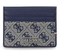 GUESS portacarte Boston Card Holder Sand Blue blu scuro