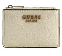 GUESS portacarte Ella Logo SLG Credit Card Case Stone Logo avorio