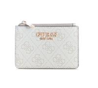 GUESS portacarte Laurel II SLG Card Case Bone Logo avorio