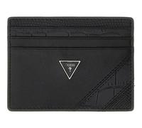 GUESS Pelle portacarte Torino Card Holder Exotic Stripe nero