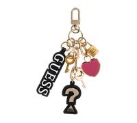 GUESS Portachiavi oro / rosa chiaro / nero / bianco Donna GUESS One Size