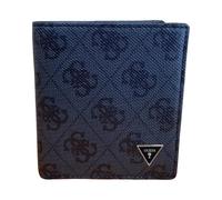 GUESS PORTAFOGLI UOMO Piccolo Verticale Tessuto e Pelle 4 CARD +SPICCI VELELEA22