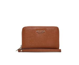 GUESS portafoglio Amorette SLG Double Zip Wallet Cognac marrone