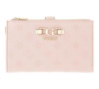 GUESS portafoglio Anise SLG Double Zip Organizer Light Rose Logo rosa
