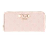 GUESS portafoglio Anise SLG Zip Around Wallet Light Rose Logo rosa