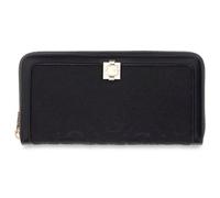 GUESS portafoglio Audrey Logo SLG Zip Around Wallet Black Logo nero