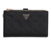 GUESS portafoglio Blake SLG Double Zip Organizer Black Logo nero