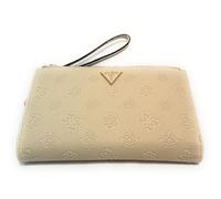 GUESS portafoglio Blake SLG Double Zip Organizer Bone Logo beige