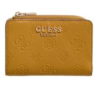 GUESS portafoglio Blake SLG Zip Around Card Case Topaz Logo senape