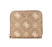 GUESS portafoglio Carrie Logo SLG Small Zip Around Biscotti Logo beige