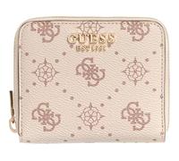 Guess Portafoglio Carrie – Logo SLG Small Zip Around – Vanilla (avorio)
