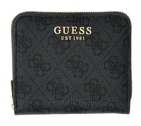 GUESS portafoglio Coleen Logo Zip Around Wallet Coal Logo grigio scuro