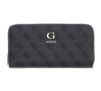 GUESS portafoglio Coleen Logo Zip Around Wallet Coal Logo grigio scuro