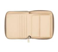 GUESS portafoglio Coleen Logo Zip Around Wallet Latte Logo marrone chiaro