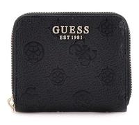 Guess Portafoglio Donna Cresidia II SLG Zip-Around Nero Logo - Taglia unica