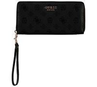 GUESS portafoglio Ella Logo SLG Zip Around Black Logo nero
