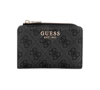 GUESS Portafoglio da donna Laurel con cerniera, Logo Carbone, Taglia unica, Laurel - Porta carte con cerniera