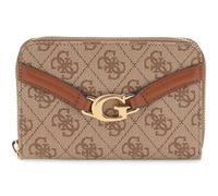 GUESS portafoglio Dea SLG Zip Around Wallet Latte Logo marrone chiaro