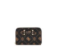 PORTAFOGLIO DONNA GUESS silia portafoglio ziparound medio ESPRESSO LOGO M 424757