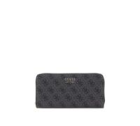 GUESS Brenton SLG Large Zip Around Wallet L Coal Logo