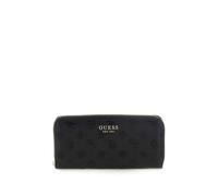 GUESS Phoebe SLG Large Zip Around Wallet L Black Logo
