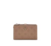 GUESS CRESIDIA II SLG SML ZIP AROUND, COLOR DKO - DARK TAUPE LOGO DKO - DARK TAUPE LOGO One Size