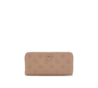GUESS portafoglio Cresidia II SLG Large Zip Around Wallet Dark Taupe Logo grigio talpa