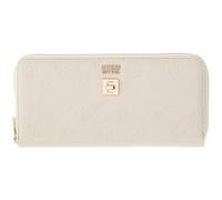 GUESS portafoglio Ella Logo SLG Zip Around Stone Logo avorio
