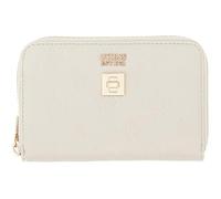GUESS portafoglio Ella Logo SLG Zip Around Stone Logo avorio