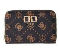 GUESS portafoglio Emelie Logo SLG Zip Around Wallet M Espresso Logo